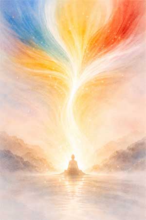 Paisaje sereno evocando paz interior