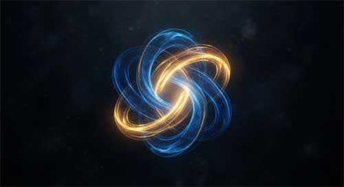 Representación abstracta de dos energías entrelazadas en equilibrio