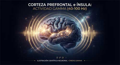 Representación artística de un cerebro humano con conexiones neuronales brillantes y luminosas, simbolizando la neuroplasticidad y los cambios estructurales por la meditación