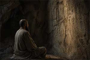 Bodhidharma facing the wall