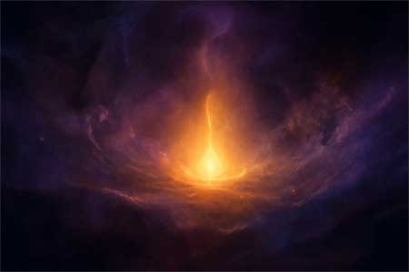 Luz cálida simbolizando la iluminación interior